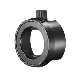 Godox AK-R25 Square Flash Head Adapter Holder for AK-R21 Projection Attachment(Black)