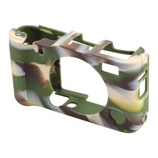 Soft Silicone Protective Case for FUJIFILM X-A5(Camouflage) 