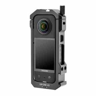 For Insta360 X3 YELANGU LW-ONE X3 Metal Cage Extended Frame Case