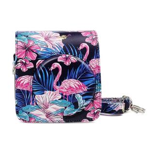 Flamingo Pattern PU Leather Protective Camera Case Bag For FUJIFILM Instax Mini70 Camera