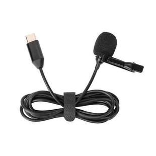 For Insta360 Ace / Ace Pro Sunnylife Lavalier Clip Type-C Recording Microphone (Black)