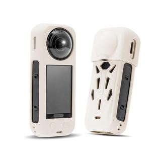 For Insta360 X5 STARTRC Silicone Heat Dissipation Protective Cover with Lens Cover (White)