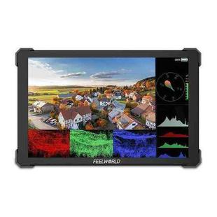 FEELWORLD T10 10.1 inch Aluminium DSLR Camera Field Monitor Touch Screen 4K HDMI Monitor (Black)