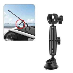 Single-leg Car Suction Cup Mount Crab Clamps (Black)