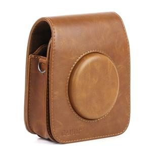 Vintage PU Leather Camera Case Protective bag for FUJIFILM Instax SQUARE SQ10 Camera, with Adjustable Shoulder Strap(Brown)