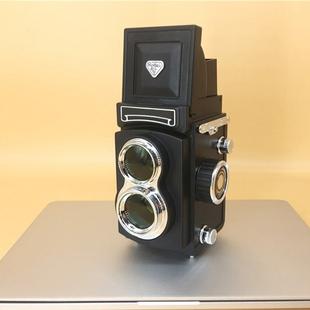 Non-Working Fake Dummy Handheld Retro DSLR Camera Model Photo Studio Props (Black)