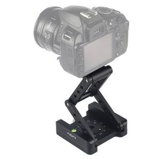 ADAI 360 Degree Rotation 3-Folding CNC Aluminum Quick Release Plate Holder Tripod M Flex Tilt & Ball Head(Black)