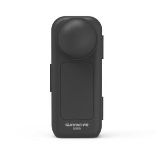 For Insta360 X5 / X4 Sunnylife Integrated Lens Screen Protective Cover Camera Case with Strap (Black)