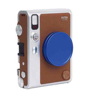 For FUJIFILM Instax mini EVO Camera Lens Cap Aluminum Alloy Protective Cover (Blue)