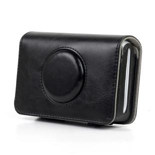 Solid Color PU Leather Case for Polaroid Snap Touch Camera (Black)