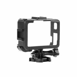 For Insta360 Ace / Ace Pro PC Cage Expansion Adapter Frame with Dual Cold Shoe Bases (Black)