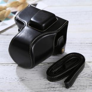 Full Body Camera PU Leather Case Bag with Strap for Olympus EPL7 / EPL8 (Black)