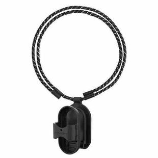 For Insta360 GO 3 Sunnylife Magnetic Neck Mount Chest Body Camera Necklace Lanyard POV Vlog Holder (Black)