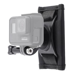 Hook and Loop Fastener Backpack Rec-Mounts Clip Clamp Mount with Screw for GoPro HERO9 Black / HERO8 Black /7 /6 /5 /5 Session /4 Session /4 /3+ /3 /2 /1, DJI Osmo Action, Xiaoyi and Other Action Cameras
