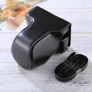 Full Body Camera PU Leather Case Bag with Strap for FUJIFILM X-A3 / X-A2/ X-M1 / X-A10 (16-50mm / 18-55mm / XF 35mm Lens)(Black)