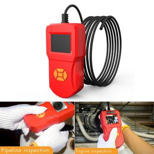 inskam127 IP67 HD Digital 2.4 inch Display Screen Handheld Endoscope Industrial Home Endoscopes,  Lens Size: 5.5mm, Hard Cable Length: 5m (Red)