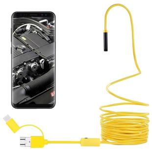 IP76 Waterproof 2.0 Mega Pixel HD Industrial Pipe Mobile Phone Endoscope Camera with USB + Micro USB + Type-C Interface, Length: 1m