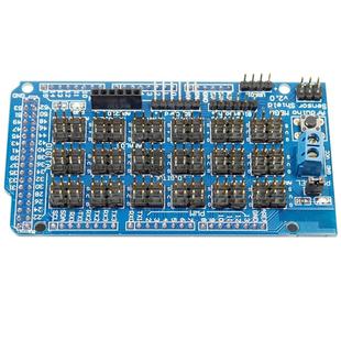 Arduino Compatible Sensor Shield V2.0 Expansion Board for MEGA2560 (Blue)