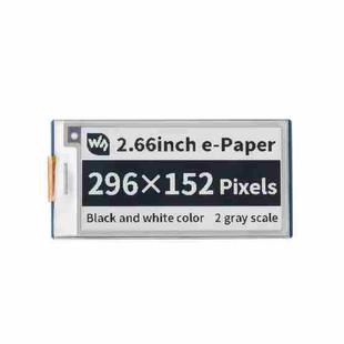 Waveshare 2.66 inch 296 x 152 Pixel Black / White E-Paper E-Ink Display Module for Raspberry Pi Pico, SPI Interface
