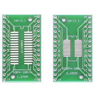 2 PCS LDTR - YJ032 / E Dual-side SOP28 / SSOP28 / TSSOP28 SMD DIP28 Adapter Board for Arduino