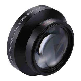 62mm 0.45X Super Wide Angle Lens with Macro Lens