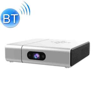 H200 960P 3000 Lumens 2.4G / 5G Wifi + Bluetooth Smart 3D Projector with Infrared Remote Control, Support Android 6.0 System(Silver)