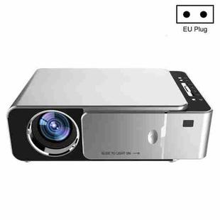 T6 2000ANSI Lumens Mini Theater Projector, Android 7.1 RK3128 Quad Core, 1GB+8GB, EU Plug(Silver)