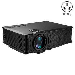 LY-40 1800 Lumens 1280 x 800 Home Theater LED Projector with Remote Control, AU Plug(Black)