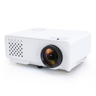 RD-810 800*768 1200 Lumens Mini LED Projector HD Home Theater with Remote Controller ,Support USB + VGA + HDMI + AV (White)
