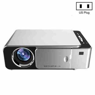 T6 2000ANSI Lumens Mini Theater Projector, Android 7.1 RK3128 Quad Core, 1GB+8GB, US Plug(Silver)