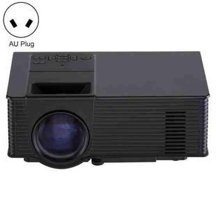 VS-314 Mini Projector 1500ANSI LM LED 800x480 WVGA Multimedia Video Projector, Support VGA / HDMI / USB / TF Card / AV /TV Interfaces, Projecting Distance: 1.2-5m(Black)