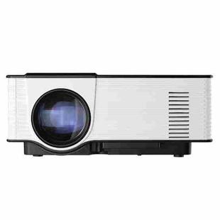 VS-314 Mini Projector 1500ANSI LM LED 800x480 WVGA Multimedia Video Projector, Support VGA / HDMI / USB / TF Card / AV /TV Interfaces, Projecting Distance: 1.2-5m(White)