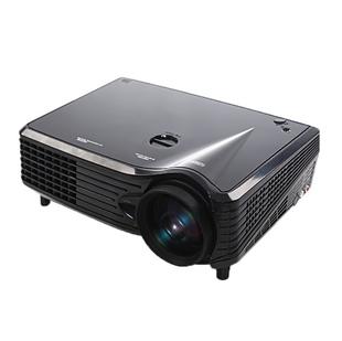 VS-508 Mini Projector 2000ANSI LM LED 800x480 VGA Multimedia Video Projector, Support VGA / HDMI / USB /TV Interfaces, Projecting Distance: 1-5m(Black)