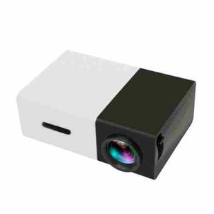 YG300 400LM Portable Mini Home Theater LED Projector with Remote Controller, Support HDMI, AV, SD, USB Interfaces(Black)