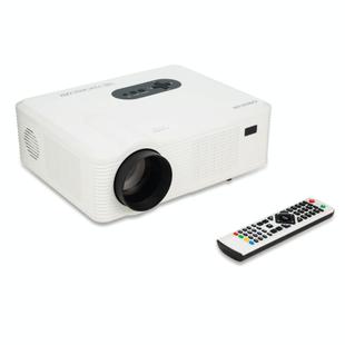 CL720 3000LM 1280x800 Home Theater LED Projector with Remote Controller, Support HDMI, VGA, YPbPr, Video, Audio, TV, USB Interfaces(White)