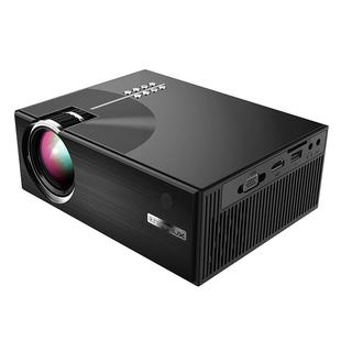 Cheerlux C7 1800 Lumens 800 x 480 720P 1080P HD Smart Projector, Support HDMI / USB / VGA / AV / SD(Black)