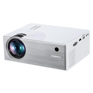 Cheerlux C7 1800 Lumens 800 x 480 720P 1080P HD Smart Projector, Support HDMI / USB / VGA / AV / SD(White)
