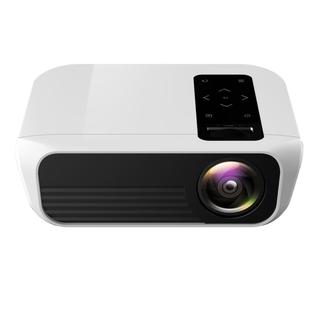 T500 1920x1080 3000LM Mini LED Projector Home Theater, Support HDMI & AV & VGA & USB & TF, Android Version (White)