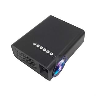 YG520 800x480 1800LM Mini LED Projector Home Theater, Support HDMI & AV & SD & USB & VGA, Mobile Phone Version (Black)