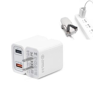 STARTRC 1106582 Dual-port QC 3.0 + 2.4A USB Fast Charger for DJI Mavic Mini,US Plug