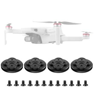 4 PCS Sunnylife Motor Metal Protection Cover for DJI Mavic Mini 1(Black)