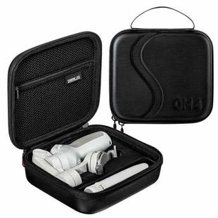 STARTRC 1109770 Portable PU Leather Storage Bag Carrying Case for DJI OM4 / Osmo Mobile 3,  Size: 20cm x 18cm x 6.5cm (Black)