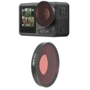 JSR Diving Color Lens Filter For DJI Osmo Action 3(Red)