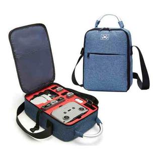 For DJI Mini 2 SE Shockproof Single Shoulder Storage Carrying Case Box Bag, Size: 30 x 22 x 10cm (Blue)