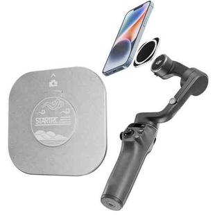 For DJI OM6 / 5 / 4 / 4 SE STARTRC Magsafe Adapter Phone Holder (Silver)