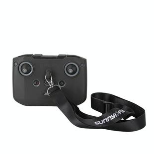 For DJI Neo / Mini 4 Pro / RC-N3 / RC-N2 / RC-N1 Sunnylife Controller Protective Cover Silicone Case with Neck Strap (Black)