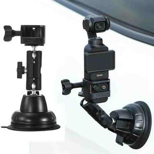 For DJI OSMO Pocket 3 STARTRC Suction Cup Holder Expansion Adapter Bracket (Black)