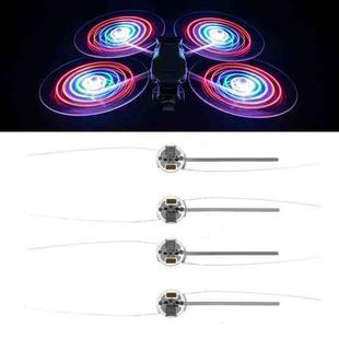 For DJI Mavic 3 Pro STARTRC 2 Pairs Color LED Flash Lamp Low Noise Propellers (Transparent)