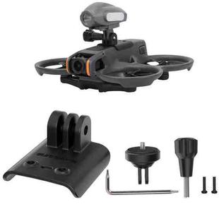 For DJI Avata 2 Sunnylife Action Camera Holder Mount Drone Light Bracket (Black)