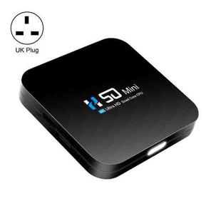 H50 Mini 4K Smart Network TV Box, Android 10.0, RK3318 Quad Core, 2GB+16GB, UK Plug